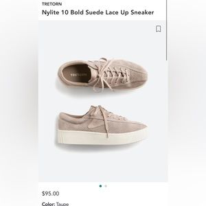 EUC Tretorn Nylite Bold Suede Lace Up Sneakers